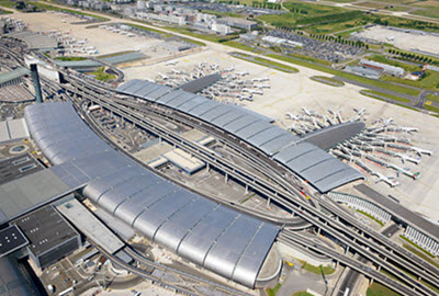 Charles de Gaulle airport T2 E and F