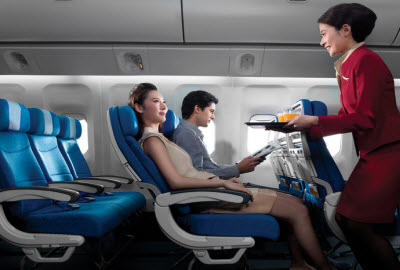 Cathay Pacific Airways Economy cabin