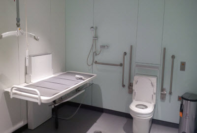 Changing Places facility at Heathrow Terminal 2