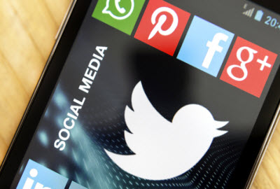 Social Media on smart phone
